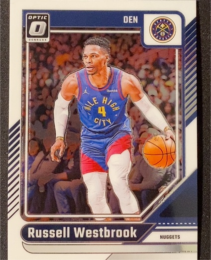 2024-25 Donruss Optic #15 Russell Westbrook — front