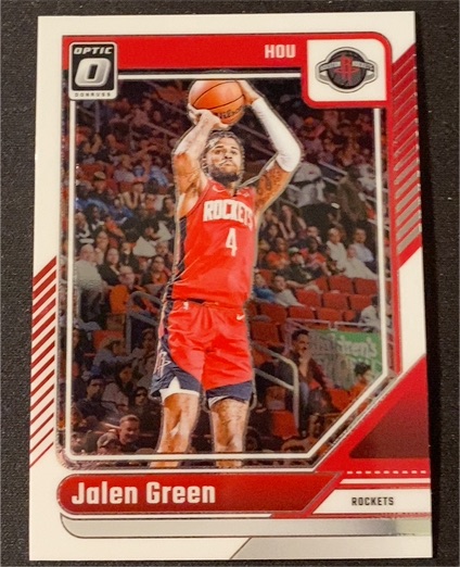 2024-25 Panini Donruss Optic #171 Jalen Green — front
