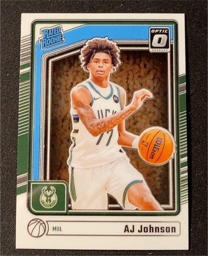 2024-25 Panini Donruss Optic #277 AJ Johnson — front