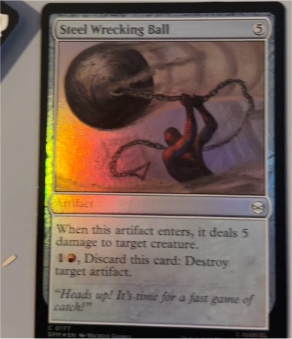 2025 Magic The Gathering #177 Steel Wrecking Ball — front