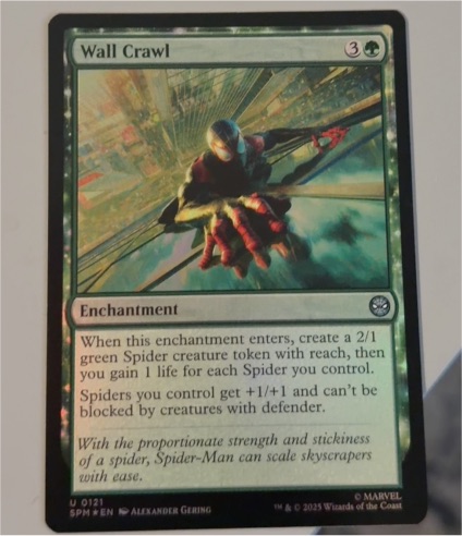 2025 Marvel's Spider-Man #121 Wall Crawl — front