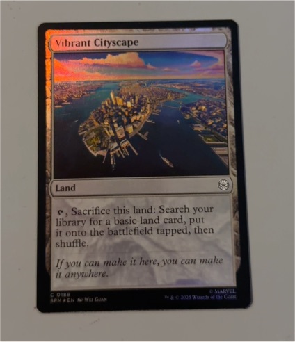 2023 MTG Marvel Spider-Man #0188 Vibrant Cityscape — front