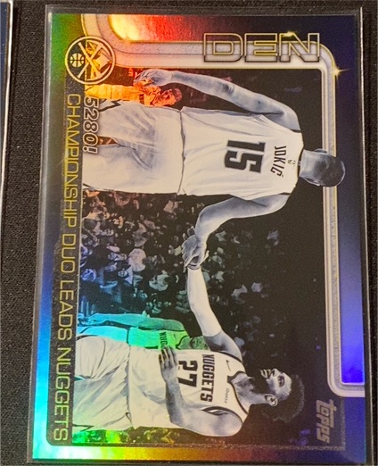 2025-26 Topps #52801 Championship Duo Leads Nuggets Nikola Jokic Jamal Murray — front