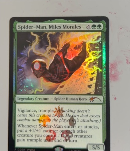 2008 Magic: The Gathering P008 Spider-Man, Miles Morales — front