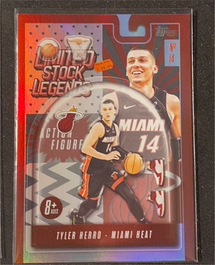 2025-26 Topps Basketball Black Friday Limited Stock Legends #LST-45 Tyler Herro — front