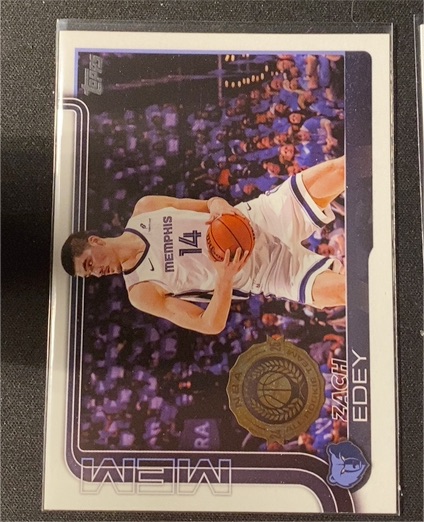 2025-26 Topps #186 Zach Edey — front