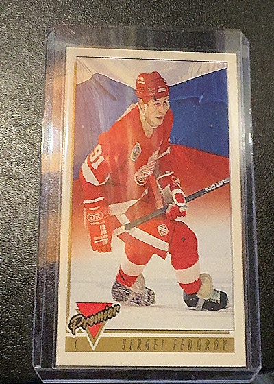 1993-94 Topps Premier #441 Sergei Fedorov — front