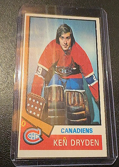 1974-75 Topps #155 Ken Dryden — front
