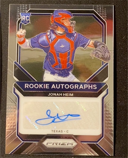 2021 Panini Prizm #RA-JH Jonah Heim Rookie Autograph — front