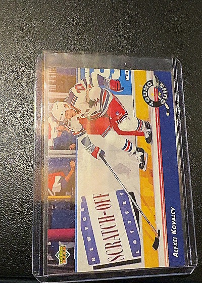 1992-93 Upper Deck #573 Alexei Kovalev — front