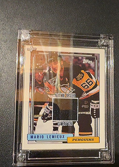 1992 Topps #212 Mario Lemieux — front