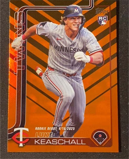 2025 Topps Update #US342 Luke Keaschall — front