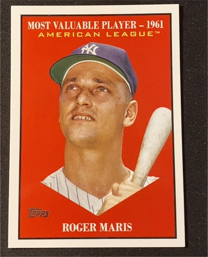 2025 Topps Update #MV-36 Roger Maris Most Valuable — front