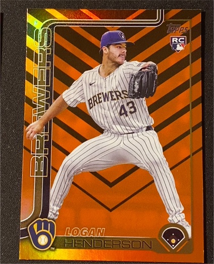 2025 Topps Update #US43 Logan Henderson — front