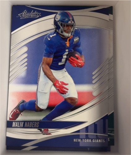 2025 Panini Absolute #1 Malik Nabers — front