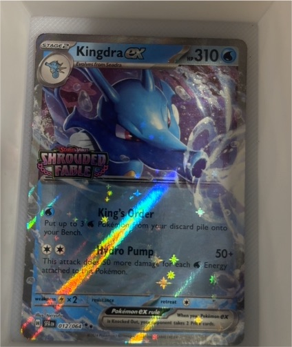 2024 Pokémon TCG Shrouded Fable #012 Kingdra ex — front