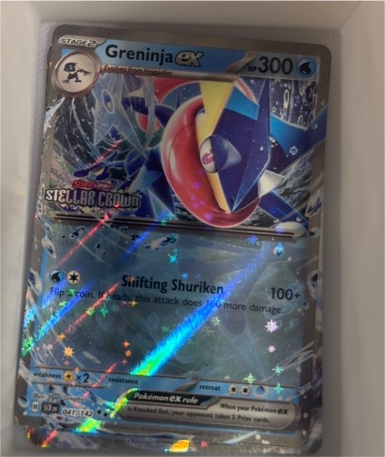 2023 Pokémon SV07 Stellar Crown #041 Greninja EX — front
