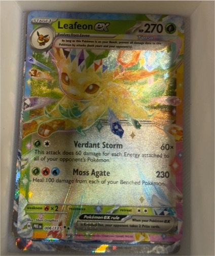 2016 Pokémon TCG Prismatic Evolutions #006 Leafeon ex — front