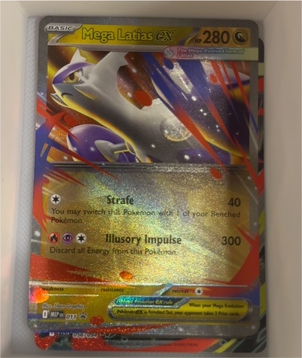 Mega Latias EX 011 Black Star Promo — front
