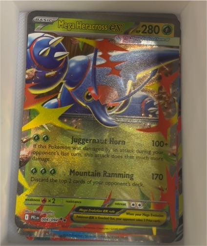2025 Pokémon ME02: Mega Heracross ex #004 — front