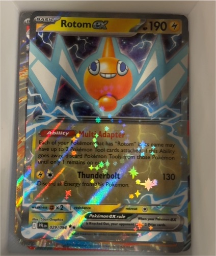 2023 Pokémon ME02: Phantasmal Flames #029 Rotom ex — front