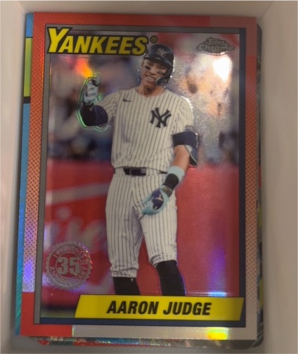 2025 Topps Chrome 35th Anniversary #90CB-11 Aaron Judge — front