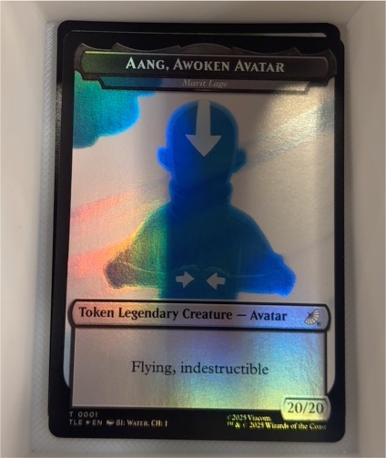 2023 MTG Aang, Awoken Avatar #0001 — front