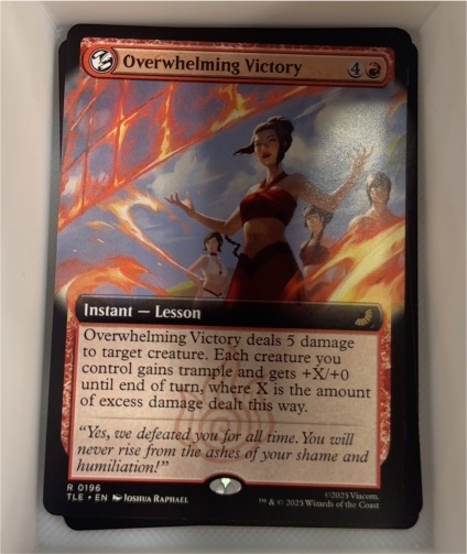 2023 Magic The Gathering #196 Overwhelming Victory — front