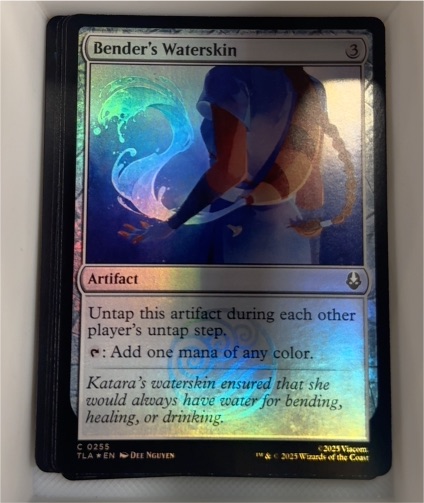2025 Universes Beyond: The Last Airbender #0255 Bender's Waterskin — front