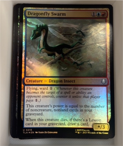 2023 Magic: The Gathering #215 Dragonfly Swarm — front