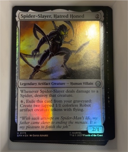 2025 Marvel's Spider-Man #0175 Spider-Slayer, Hatred Honed — front