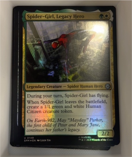 2023 Marvel's Spider-Man #149 Spider-Girl, Legacy Hero — front