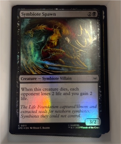 2023 Marvel Spellbook #0011 Symbiote Spawn — front