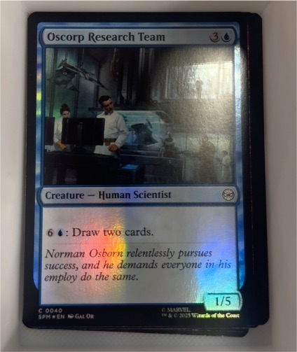 2025 Marvel's Spider-Man #40 Oscorp Research Team — front
