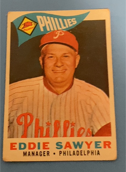 1960 Topps #226 Eddie Sawyer — front