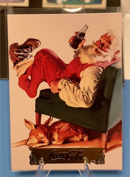 1993 Coca-Cola Collection Series 1 #S-7 Santa Claus The Pause That Refreshes — front