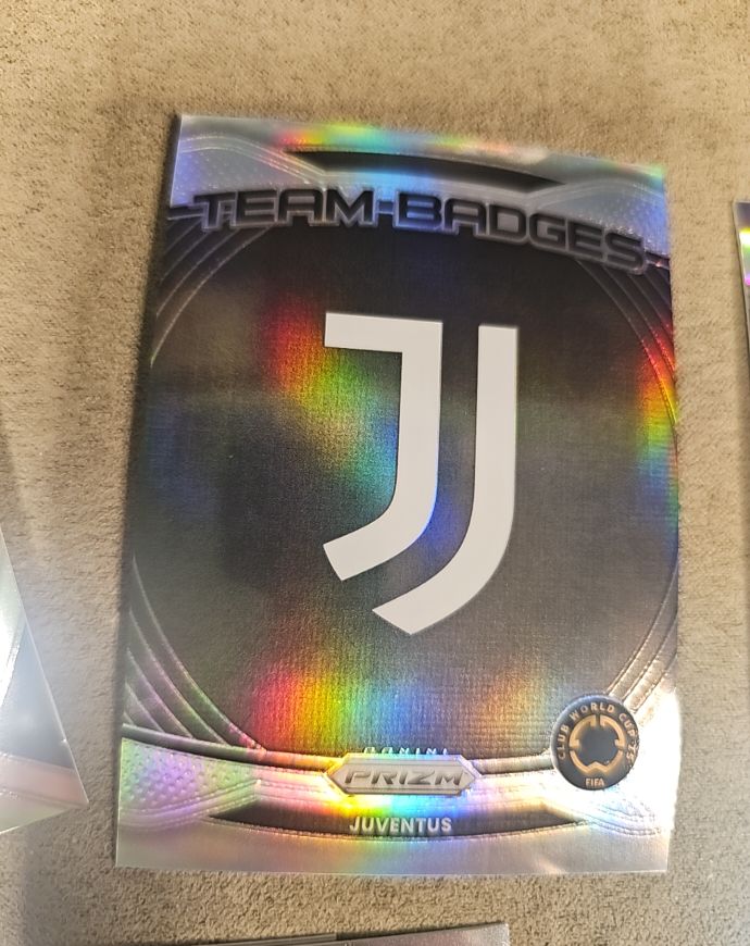 2025 Panini Prizm FIFA Club World Cup #12 Juventus Team Badges — front