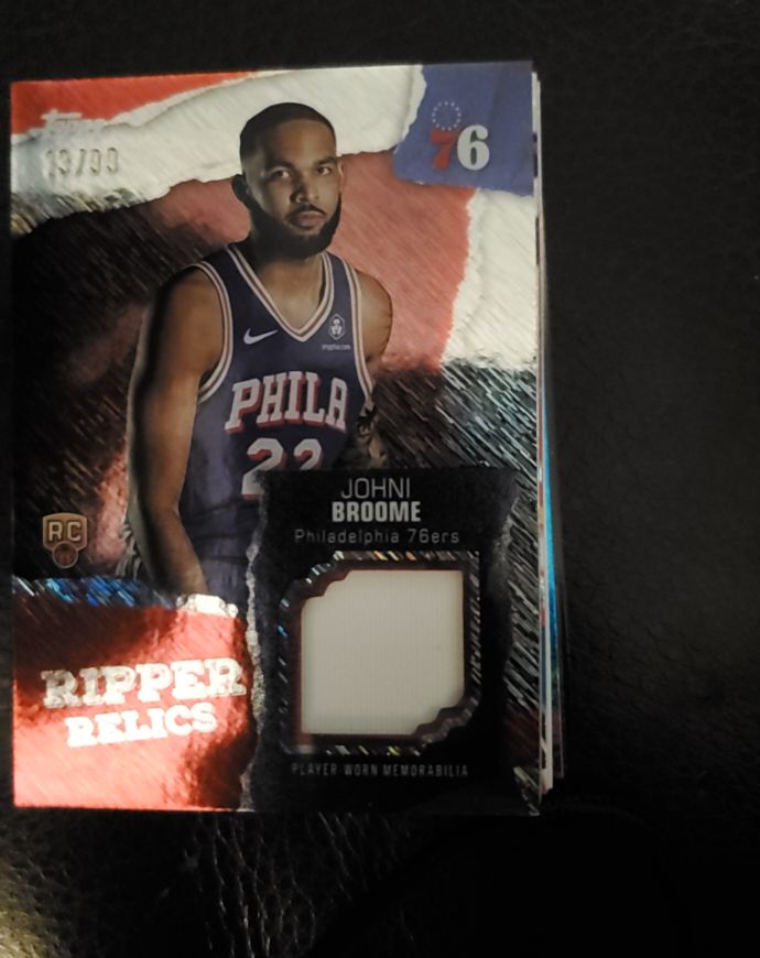 2025 Topps Ripper Relics #RR-JB Johni Broome — front