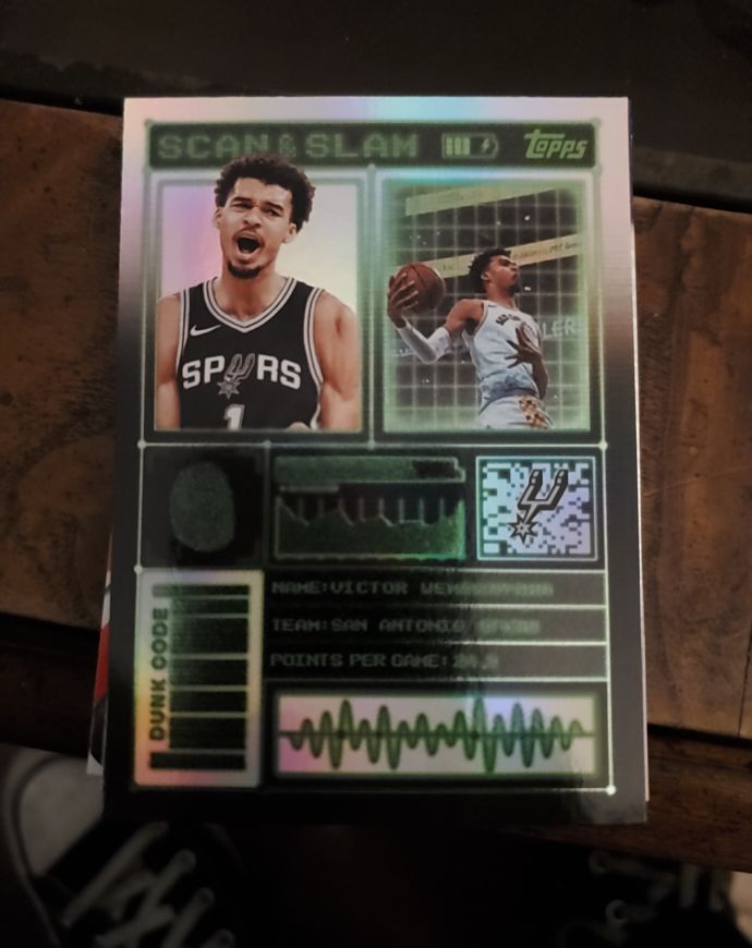 2025-26 Topps Scan & Slam #SS-15 Victor Wembanyama — front