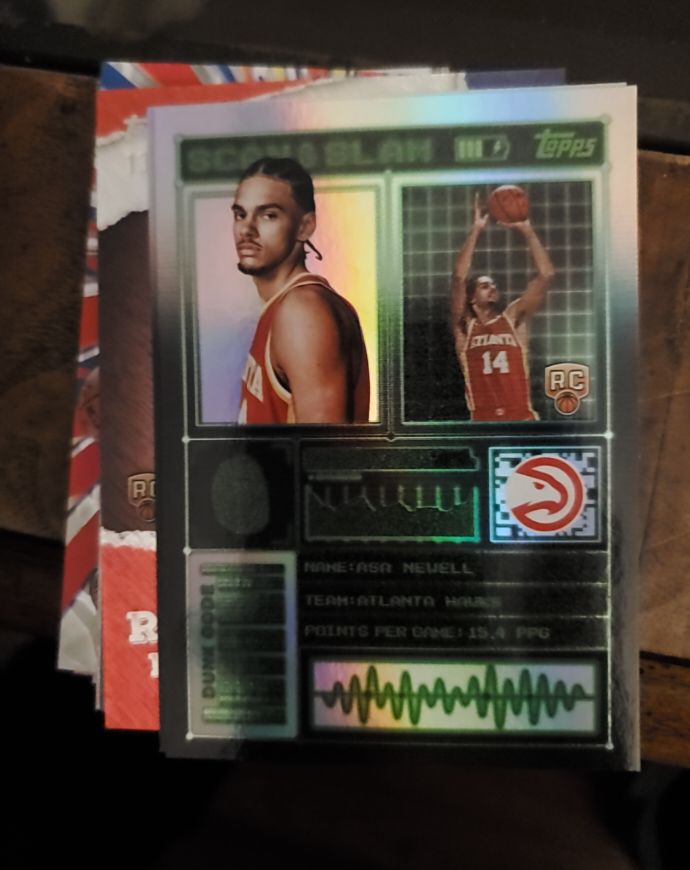 2025-26 Topps Scan and Slam #SS-48 Asa Newell — front