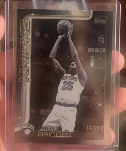 2025-26 Topps Basketball #14 Mikal Bridges — front