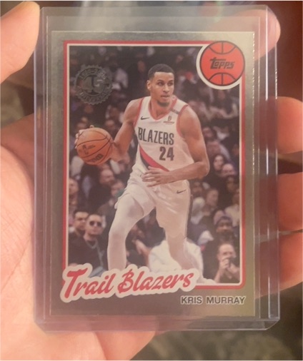 2025-26 Topps #80BK-11 Kris Murray Portland Trail Blazers — front