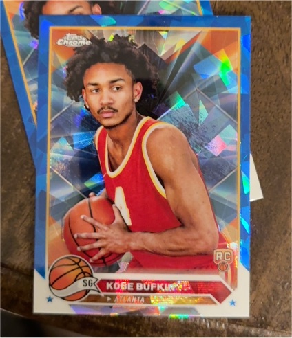 2023-24 Topps Chrome #197 Kobe Bufkin — front