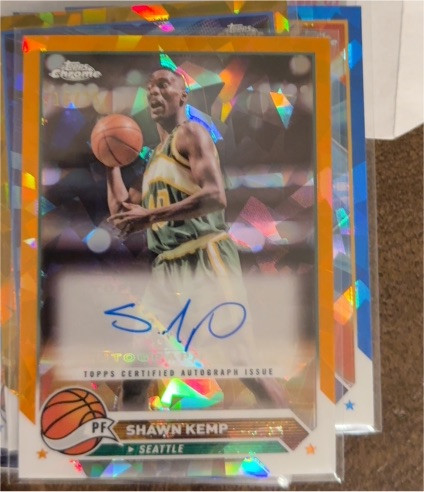 2023-24 Topps Chrome # Shawn Kemp — front