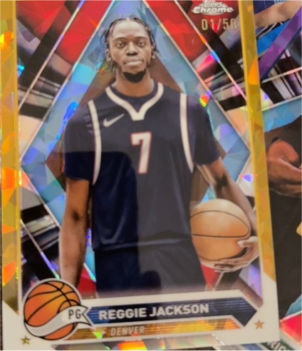 2023-24 Topps Chrome #168 Reggie Jackson — front