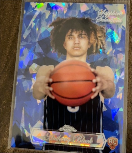 2023-24 Topps Chrome Sapphire #SS-4 Anthony Black — front