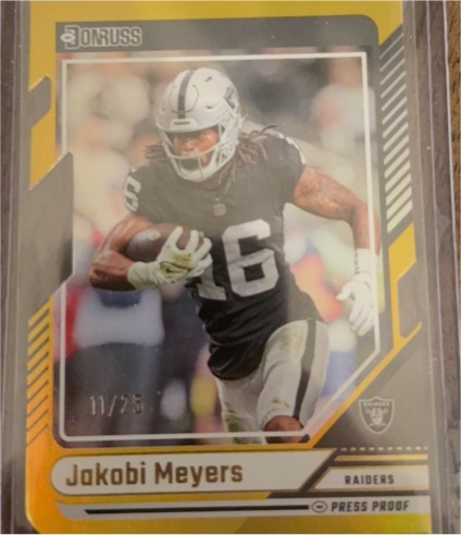 2024 Donruss #84 Jakobi Meyers — front