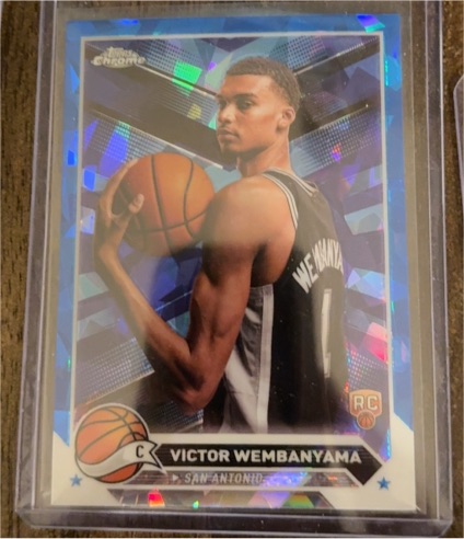2023-24 Topps Chrome #1 Victor Wembanyama — front
