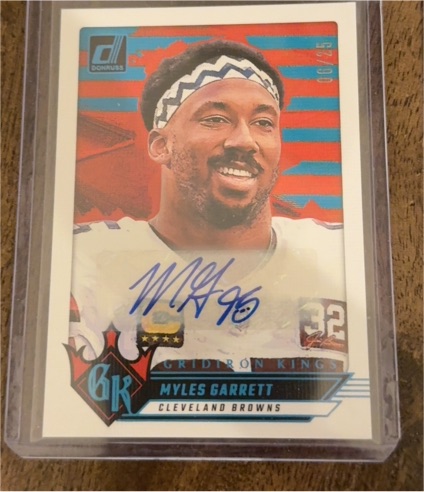 2024 Panini Donruss Gridiron Kings #15 Myles Garrett — front
