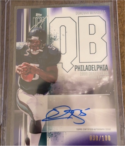 2024 Topps Signature Class #45 Donovan McNabb — front